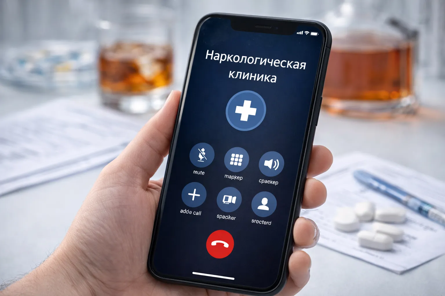 Первый звонок в наркологическую клинику